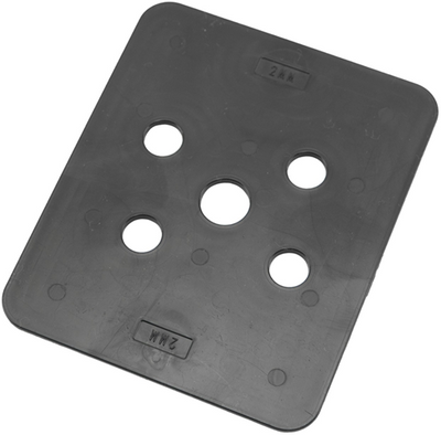 GB-Hochdruckplatte 100x120x2, ABS-Drucklast 16200 kg; 144 pro Beutel – 349202