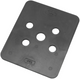 GB-Hochdruckplatte 100x120x2, ABS-Drucklast 16200 kg; 144 pro Beutel – 349202