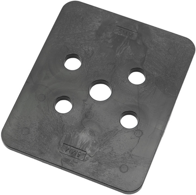 Gb Hochdruckplatte 100x120x5 ABS Drucklast 16200kg; 96 pro Beutel – 349205