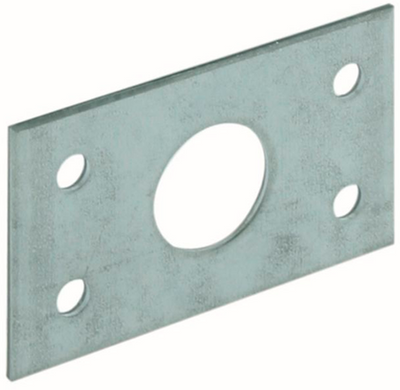 GB-Platte für Heckriegel 40x66x2,0 verzinkt | 1 Stück - 17274417