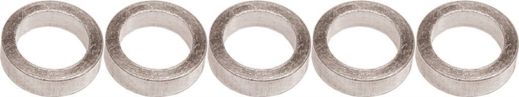 Gebhardt Blattschraube Aluminium 5mm + Mutter für Spurblatt, Silber (pro 5)
