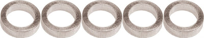 Gebhardt Blattschraube Aluminium 5mm + Mutter für Spurblatt, Silber (pro 5)
