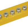 Gebhardt Blattschraube Aluminium 5mm + Mutter für Spurblatt, Silber (pro 5)