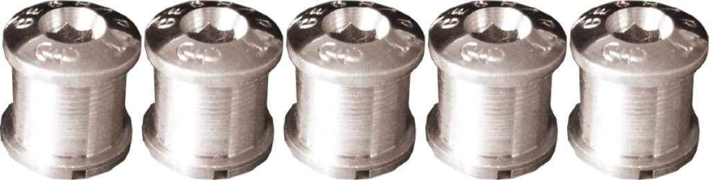 Gebhardt Kettenblattschraube Aluminium 9mm + Mutter für 2V-Kettenblatt (pro 5)