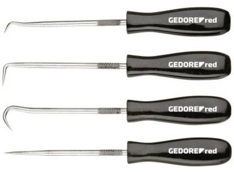 Gedore Red Hak Set O-Ring Mount 135 mm 4-teiliger Schwarz