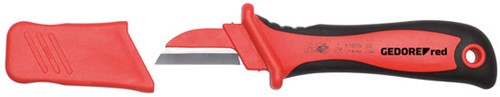 Gedore Kabelmesser vde | 2c | mit gerader feststehender Klinge | 45 mm – r93220028
