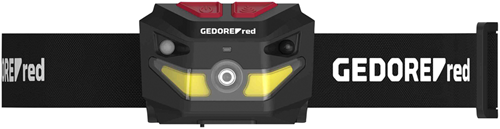 Gedore LED-Stirnlampe | Bauchmuskeln | 4 Lichtmodi | 50–260 Lumen – r95500058