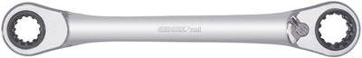 Gedore r07501019 Doppelring-Ratschenschlüssel | 4 in 1 | switchable | metric - 3300899