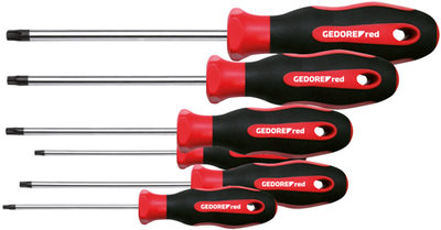 GEDORE ROTER Schraubendreher Set Torx 6-Stück