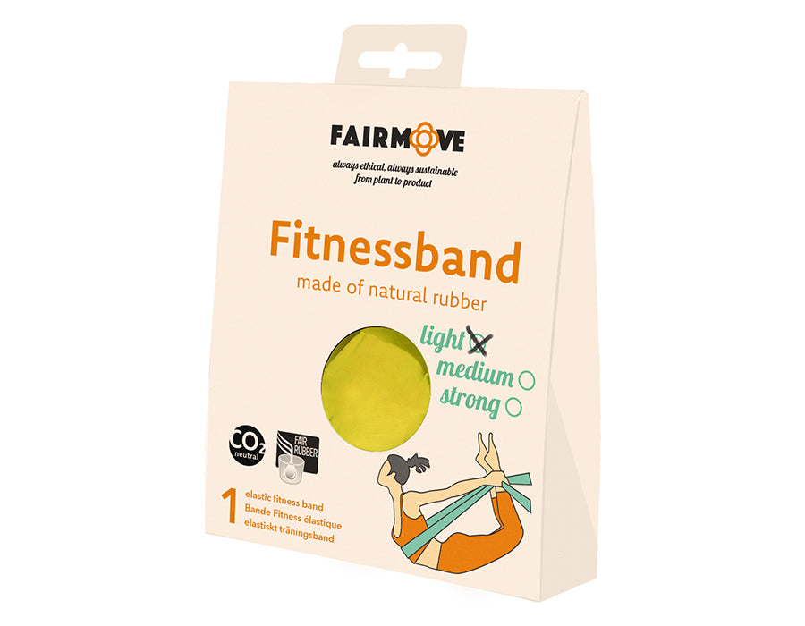 Fairzone Fitnessband hellgelb