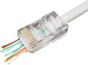 Gembird Modularstecker RJ45 Durchsteckmontage 50 Stück – 2575196