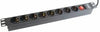 Gembird table socket 8v 2.0m black aluminum prof