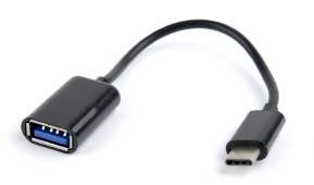 Gembird USB 2.0-Adapterkabel 0,2 m – USB-C-Stecker auf USB-Buchse