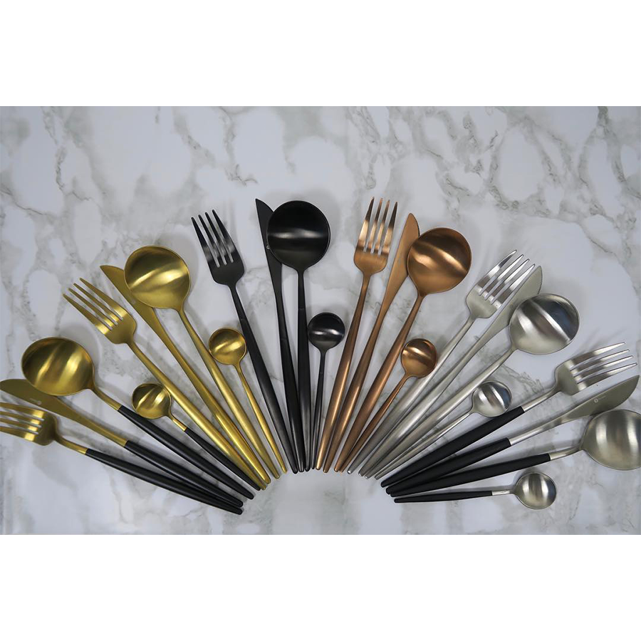 Gemeo Besteckset Serwa Gold matt 16-teilig