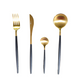 Gemeo Besteckset Serwa Schwarzgold matt 16-teilig