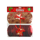 Geschenkbox Weihnachten rot 18x9cm 4 Stück