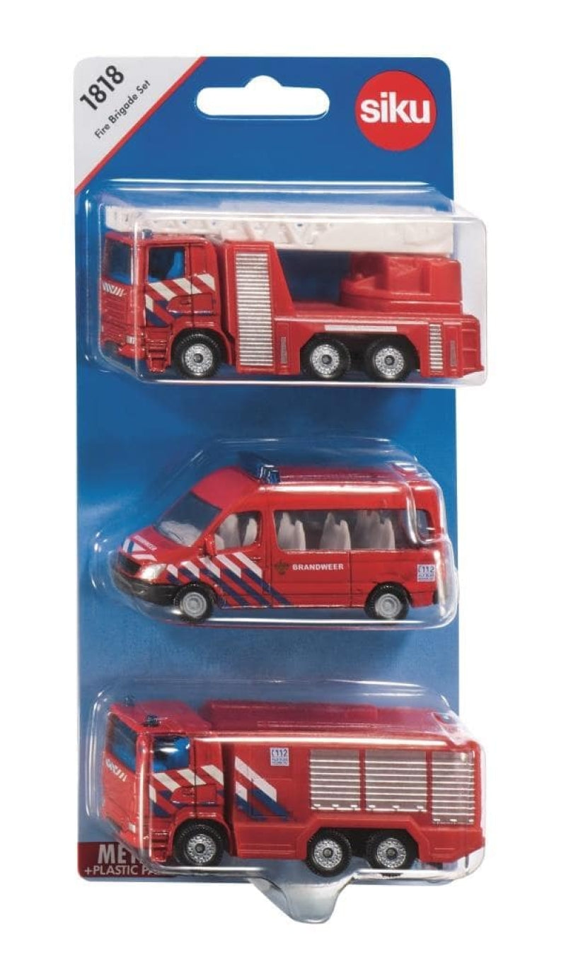 Siku Geschenkset (3x Feuerwehr NL)