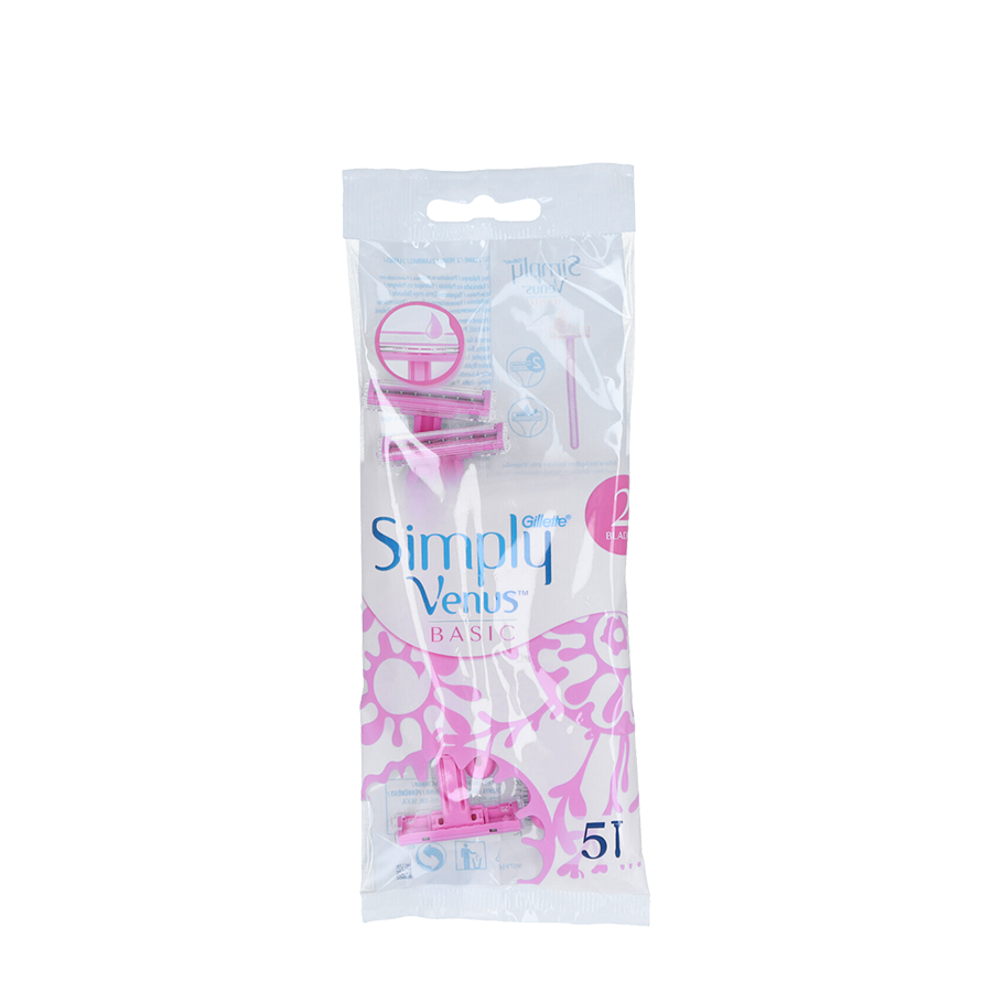 Imp Gillette Einwegrasierer Venus Sly Basic 5 Stück