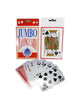 Aro Houseware Jumbo-Spielkarten mit Kunststoffbeschichtung, 9 x 14 cm
