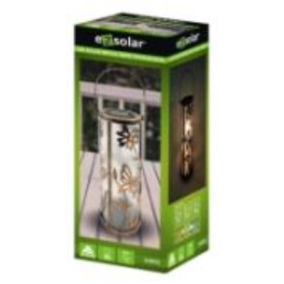 Ezolar LED-Solar-Tischleuchte Schmetterling ø11x28,5cm