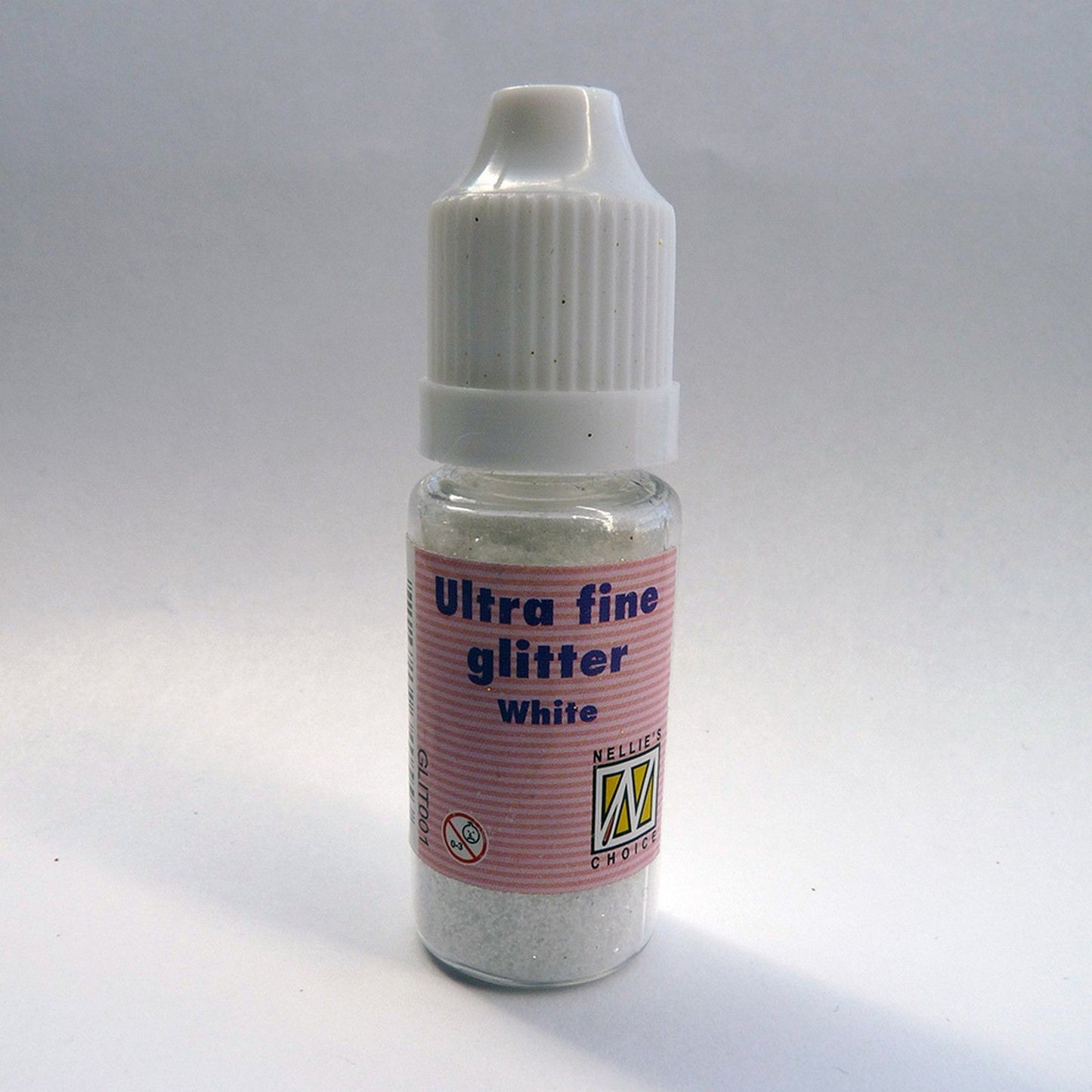 Nellies Wahl • Glitzer ultrafein (Flasche) weiß