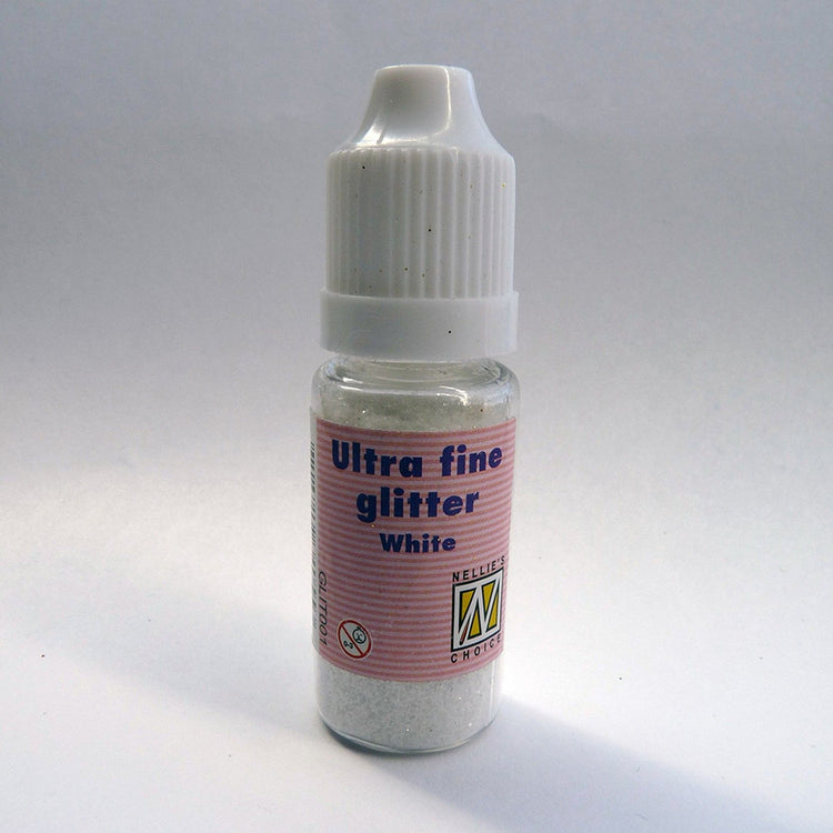 Nellies Wahl • Glitzer ultrafein (Flasche) weiß