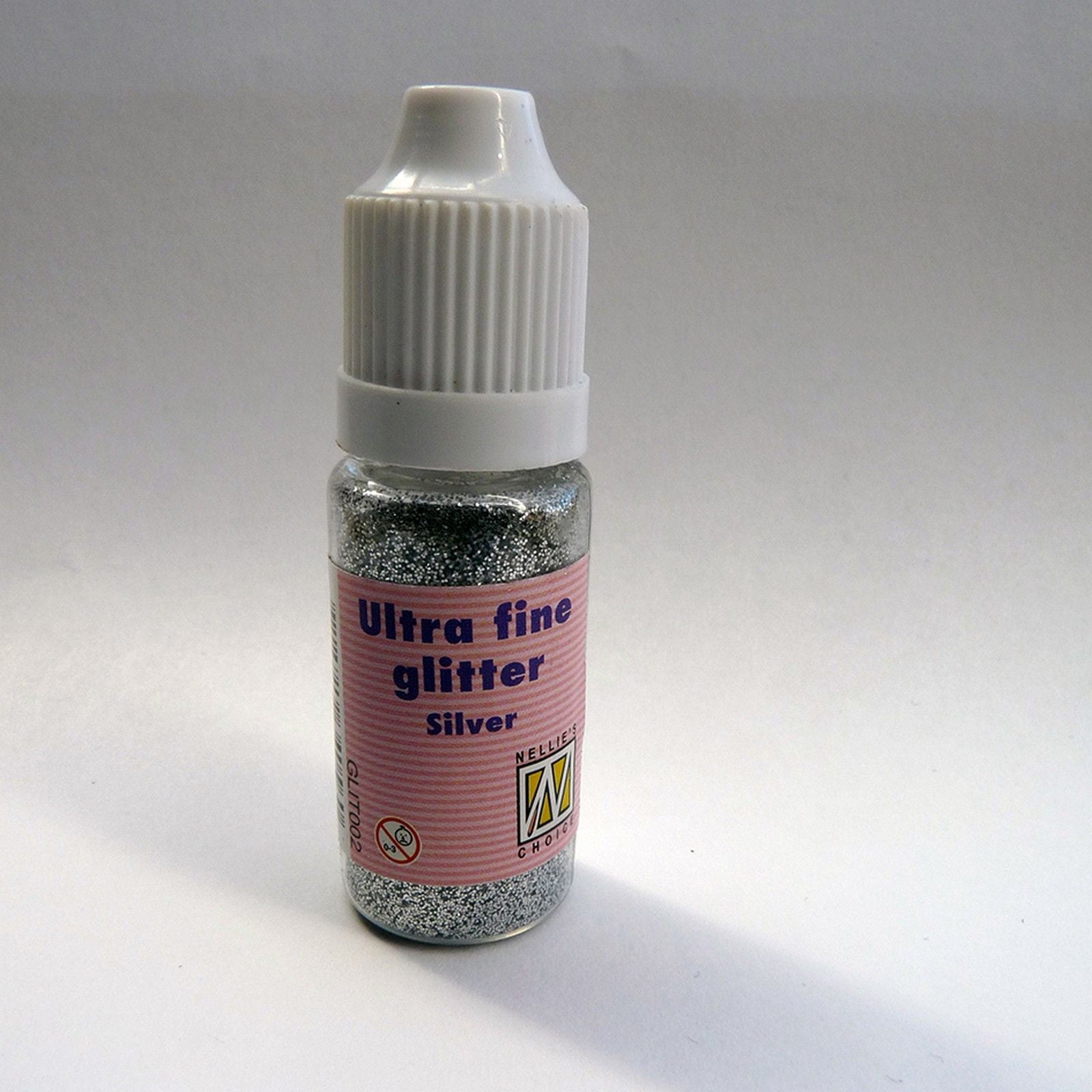 Nellies Wahl • Glitzer ultrafeines (Flaschen-)Silber