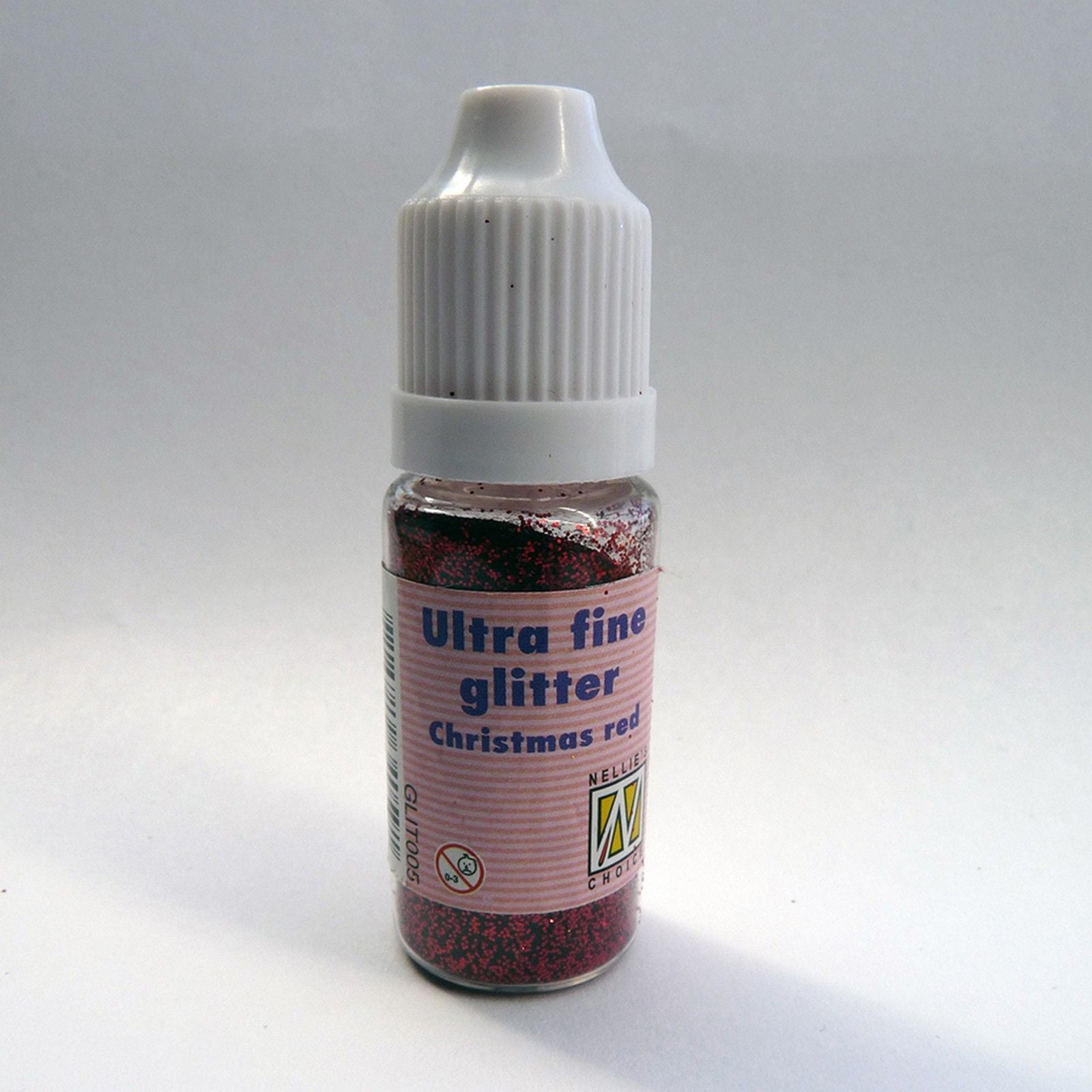 Nellies Wahl • Glitzer ultrafein (Flasche) dunkelrot