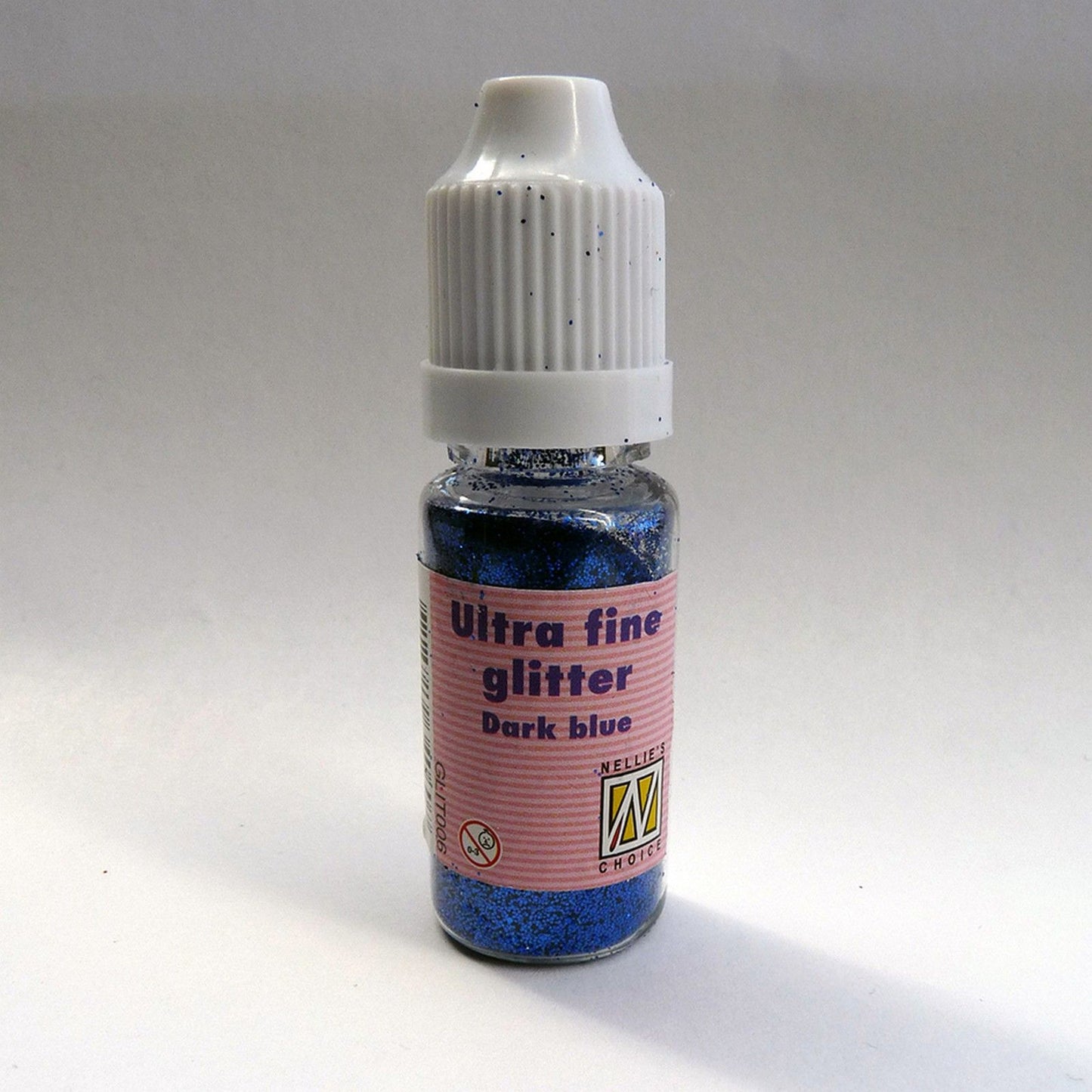 Nellies Wahl • Glitzer ultrafein (Flasche) dunkelblau