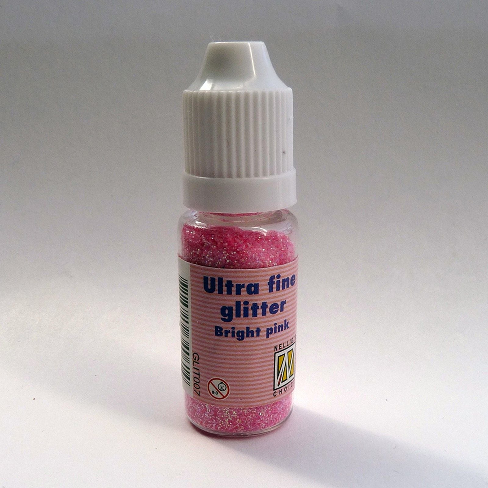 Nellies Wahl • Glitzer ultrafein (Flasche) leuchtend rosa