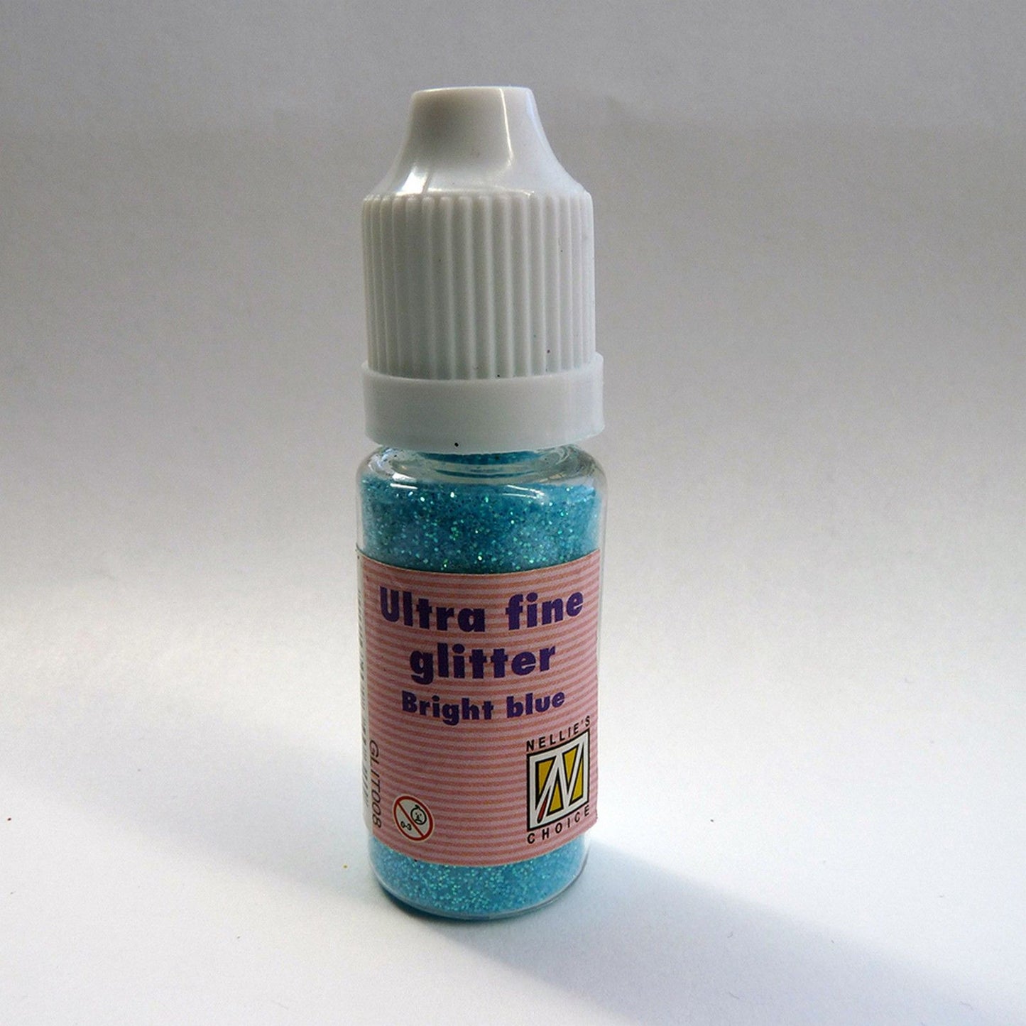 Nellies Wahl • Glitzer ultrafein (Flasche) leuchtend blau