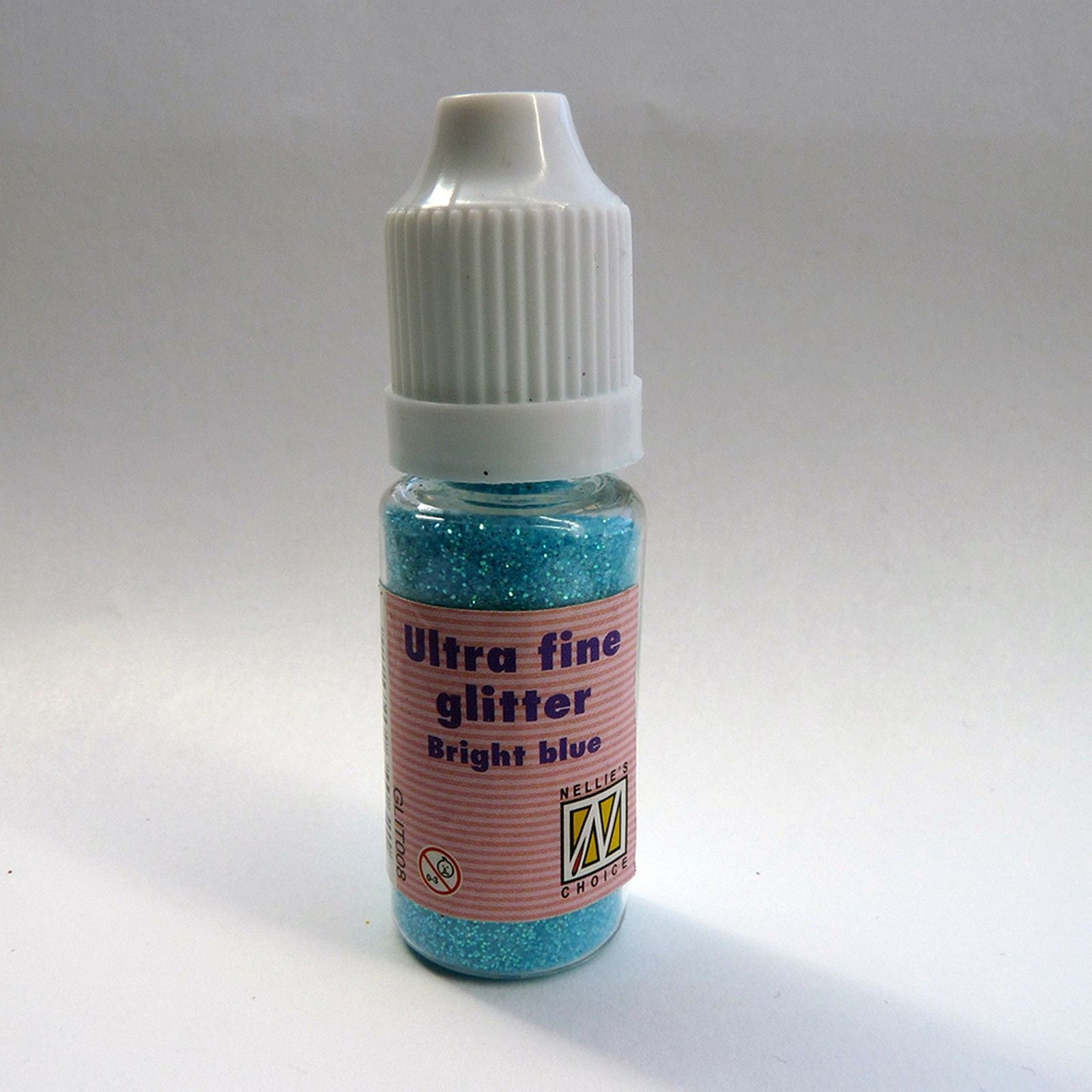 Nellies Wahl • Glitzer ultrafein (Flasche) leuchtend blau
