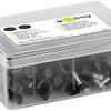 Goobay Kabelclip 8 mm rund, schwarze Box (100) – 4113233