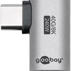 Goobay USB-C-Adapter | männlich weiblich | horizontal | 90-Grad-Adapter – 9550432