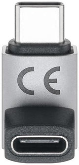 Goobay USB-C-Adapter | männlich weiblich | vertikal | kurz | 90-Grad-Adapter – 9550433 - afbeelding 1