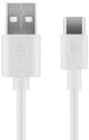 Goobay USB-C Ladekabel 1m weiß - 9550305