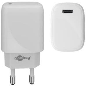 Goobay USB-C Schnellladegerät | 20w | weiß | Stromversorgung – 9550190