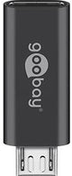 Goobay USB-Micro-auf-USB-C-Adapter schwarz – 9550415