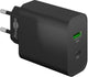 Goobay USB + USB-C Schnellladegerät 45W schwarz - 9550193
