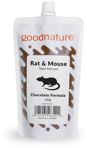 Gallagher Goodnature Ratten- und Mauslockstoff Schokolade | Beutel 200gr | 10 Stück | ungiftig – 755015