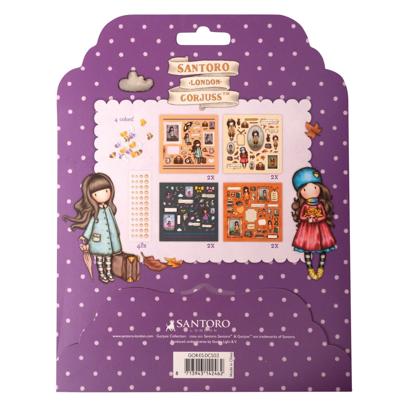 Studiolicht • Essentials gestanzte Blätter 4x2 Papier, Paillettenperle