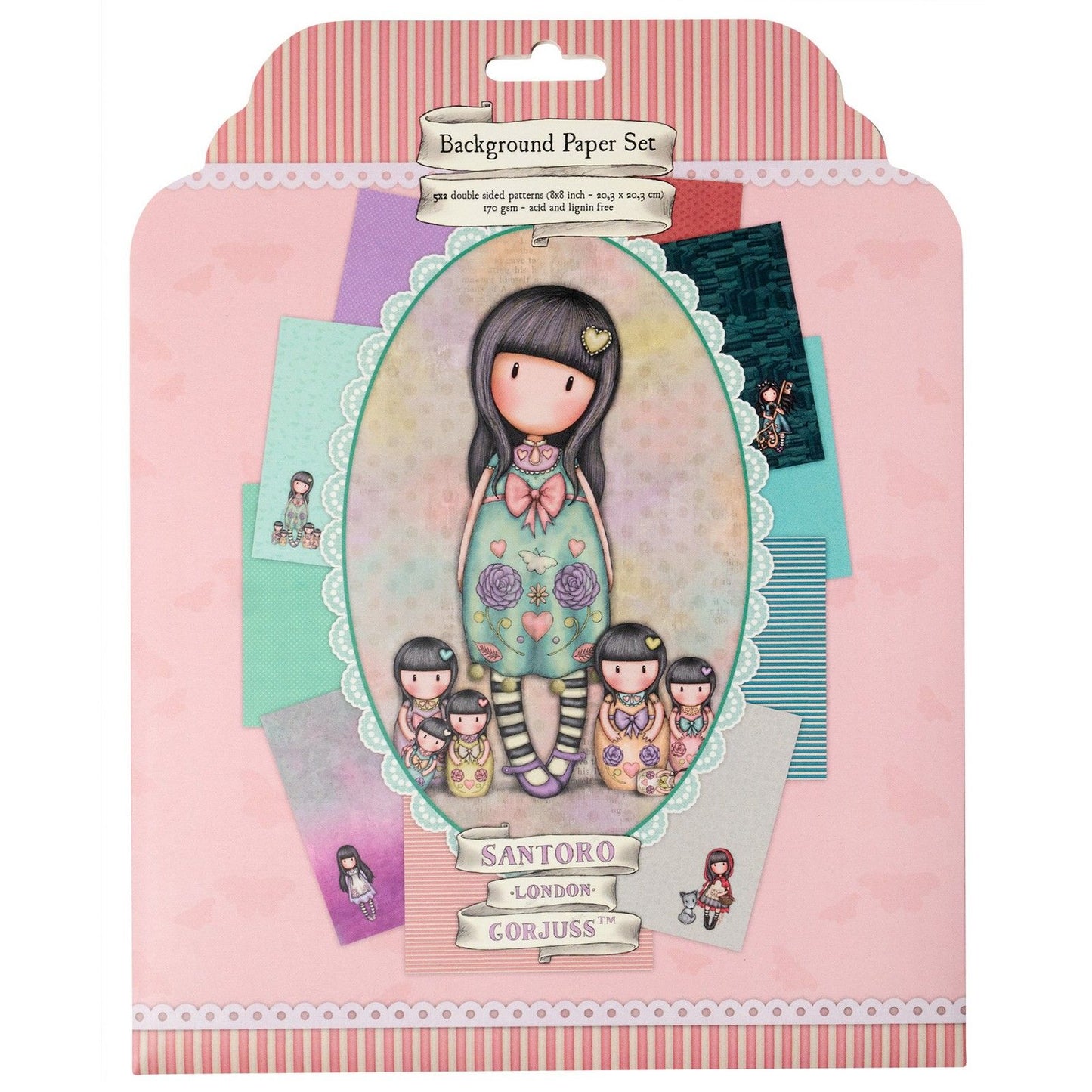 Studiolicht • Gorjuss-Papierset 5x2 doppelseitige Designs