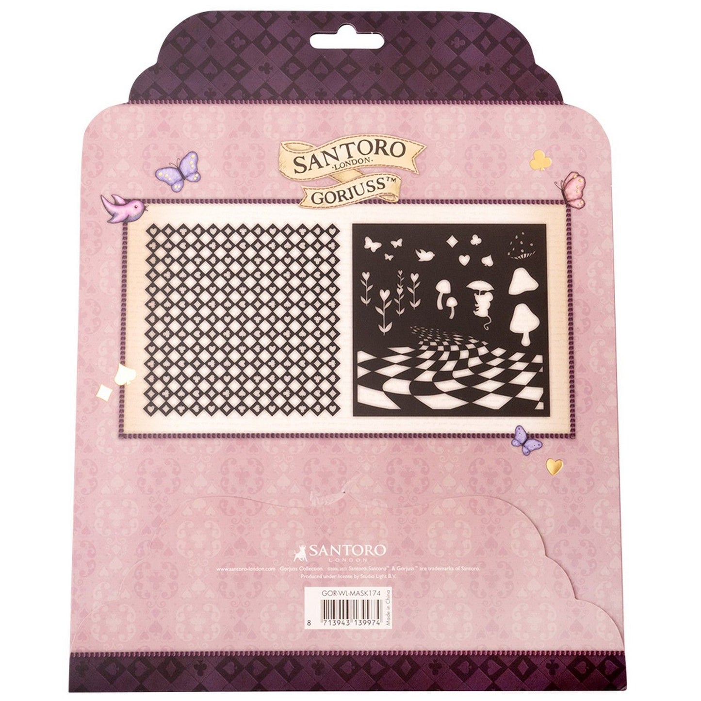 Studioleuchte • Gorjuss „Lost in Wonderland“-Maske, 2 Designs