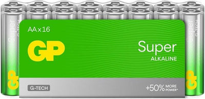 Super alkalische AA -Batterien 16 PS