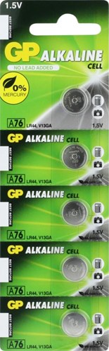 GP A76 LR44 Knopfzelle Blister 5 3211935