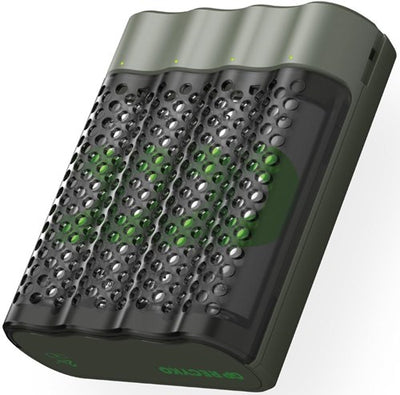 GP Batterieladegerät USB 2h mit 4x2600mA AA-Batterie - 3503070