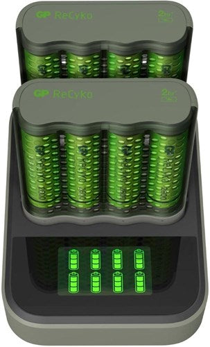 GP Batterieladegerät USB 2h mit 4x2600mA AA-Batterie + 2xDock - 3503093
