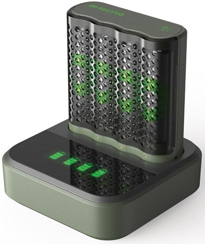 GP Batterieladegerät USB 2h mit 4x2600mA AA-Batterie + Dock - 3503072
