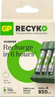 GP-Batterieladegerät USB 3h mit 4x850mA AAA-Batterie - 3503060