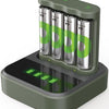 GP Batterieladegerät USB 6h mit 4x2100mA AA-Batterie + Dock - 3503069